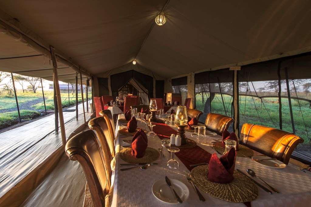Karibu Camps And Lodges Sametu Camp Serengeti Robanda Ristorante foto